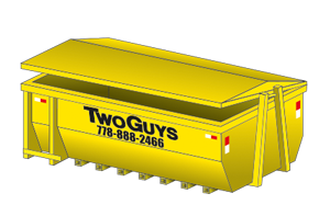 15 Yard Lidded Disposal Bin Rental