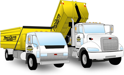 Disposal Bin Rental Truck And Junk Removal Truck