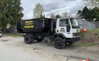 New Disposal Bin Delivery Truck