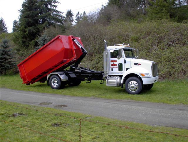 Ring-A-Binn Hook Lift Truck